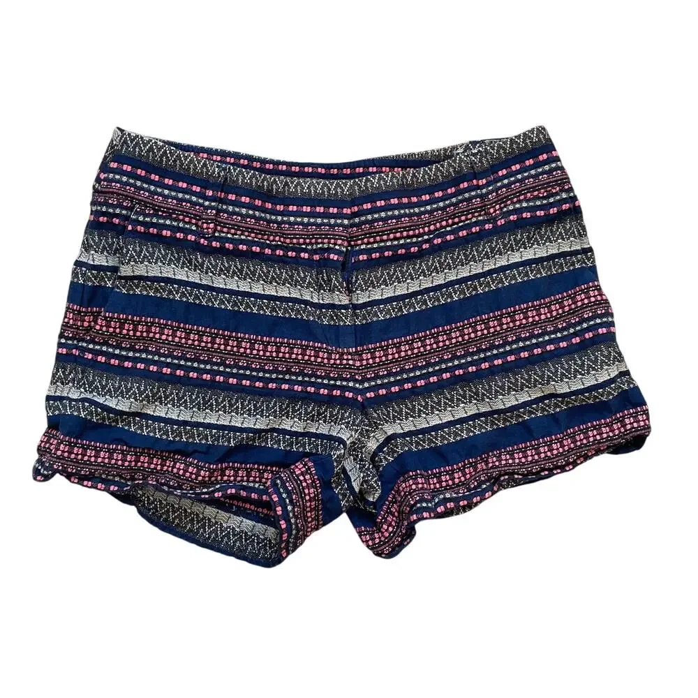 Ann Taylor LOFT Riviera Short, Textured Allover Print, Size OO, XS